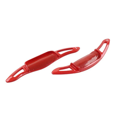 Red Steering Wheel Paddle Shifter Extensions for Toyota Camry Corolla RAV4