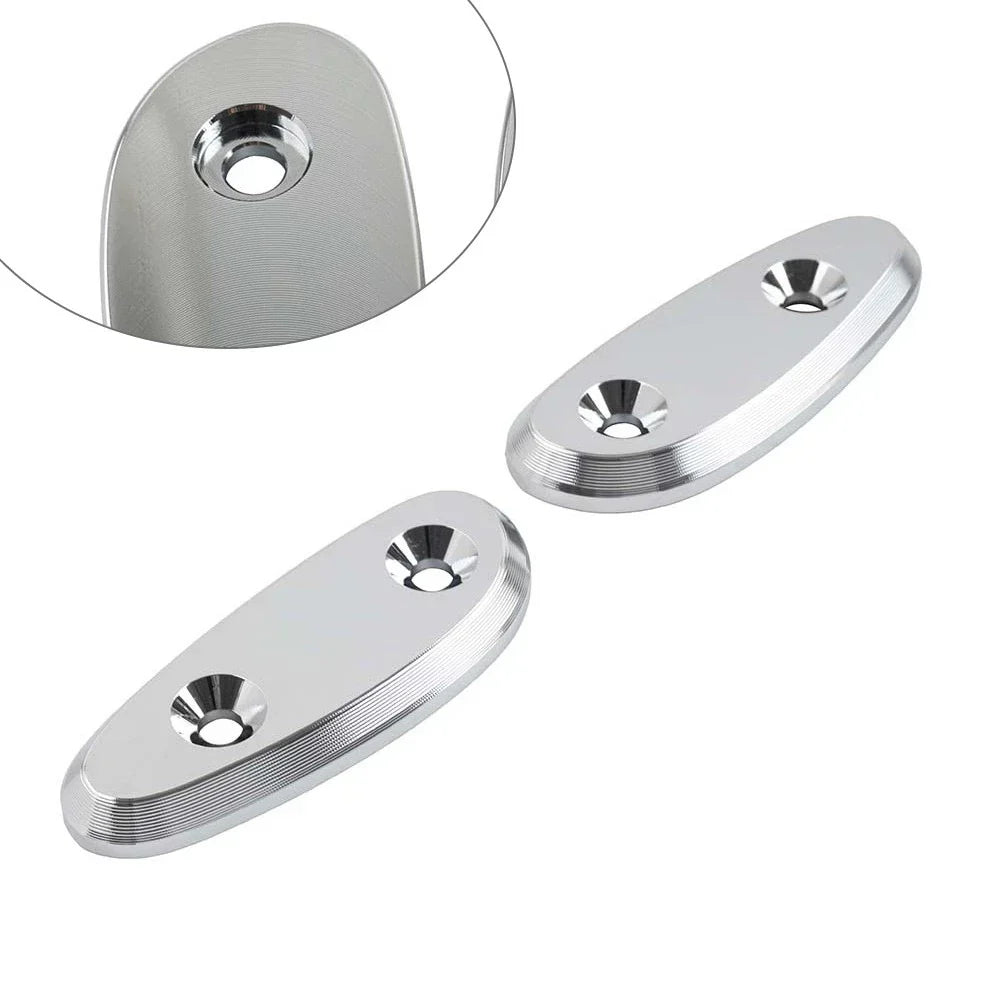 Rearview Mirror Block Off Base Plate Chrome for Suzuki Hayabusa GSX1300R (08-20)