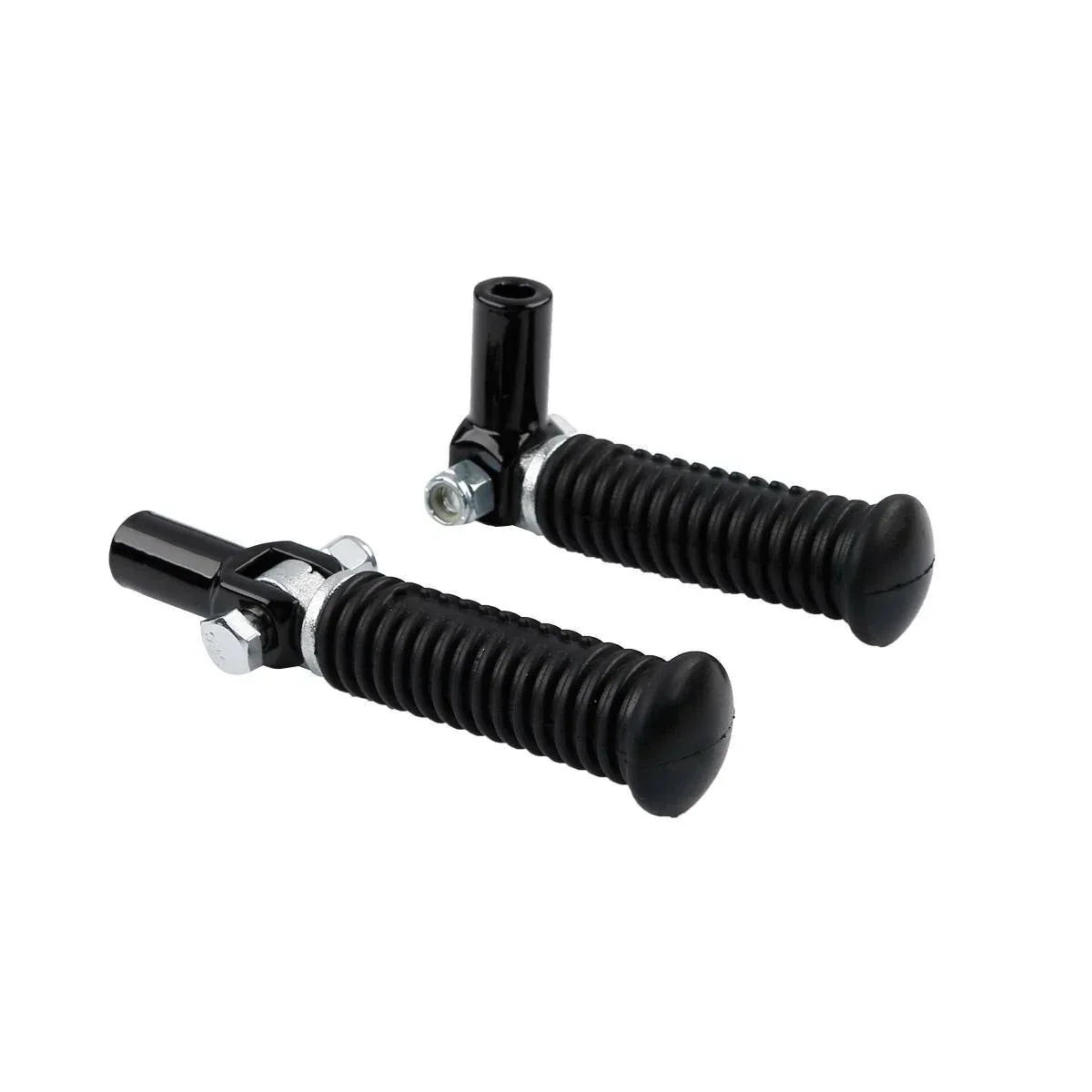 Black Passenger Footpeg Clevis Support Mount for Harley Softail (2000-2006)
