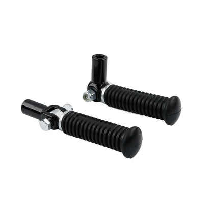 Black Passenger Footpeg Clevis Support Mount for Harley Softail (2000-2006)
