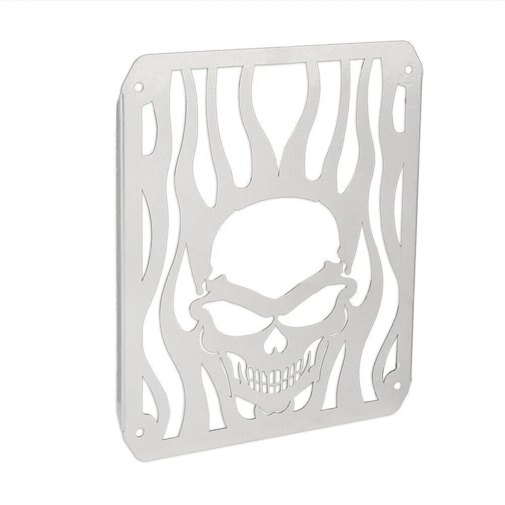 Skull Stainless Radiator Grill Guard Cover for Kawasaki Vulcan VN400/800 (95-06)