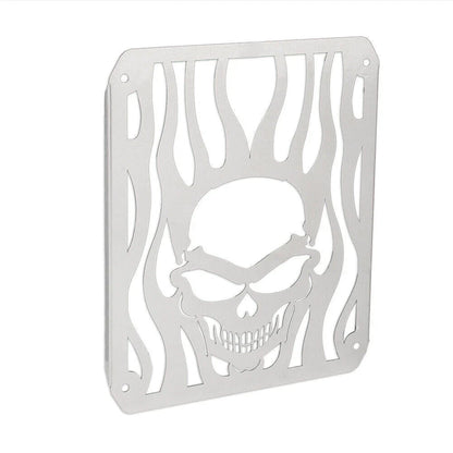 Skull Stainless Radiator Grill Guard Cover for Kawasaki Vulcan VN400/800 (95-06)