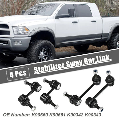 4 x Front Rear Sway Bar Links Stabilizer Link for Honda Accord (2003-2007)