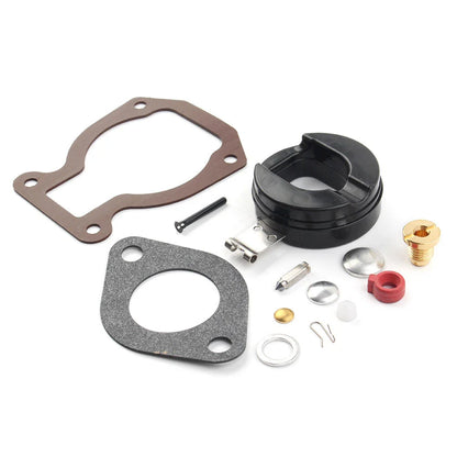 Carburetor Kit w/ Float for Johnson Evinrude 9.9 HP 15 HP (1974-1988)