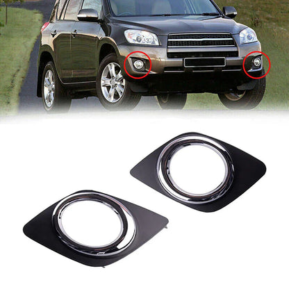 Front Bumper Fog Light Covers for Toyota RAV4 (2009-2013)