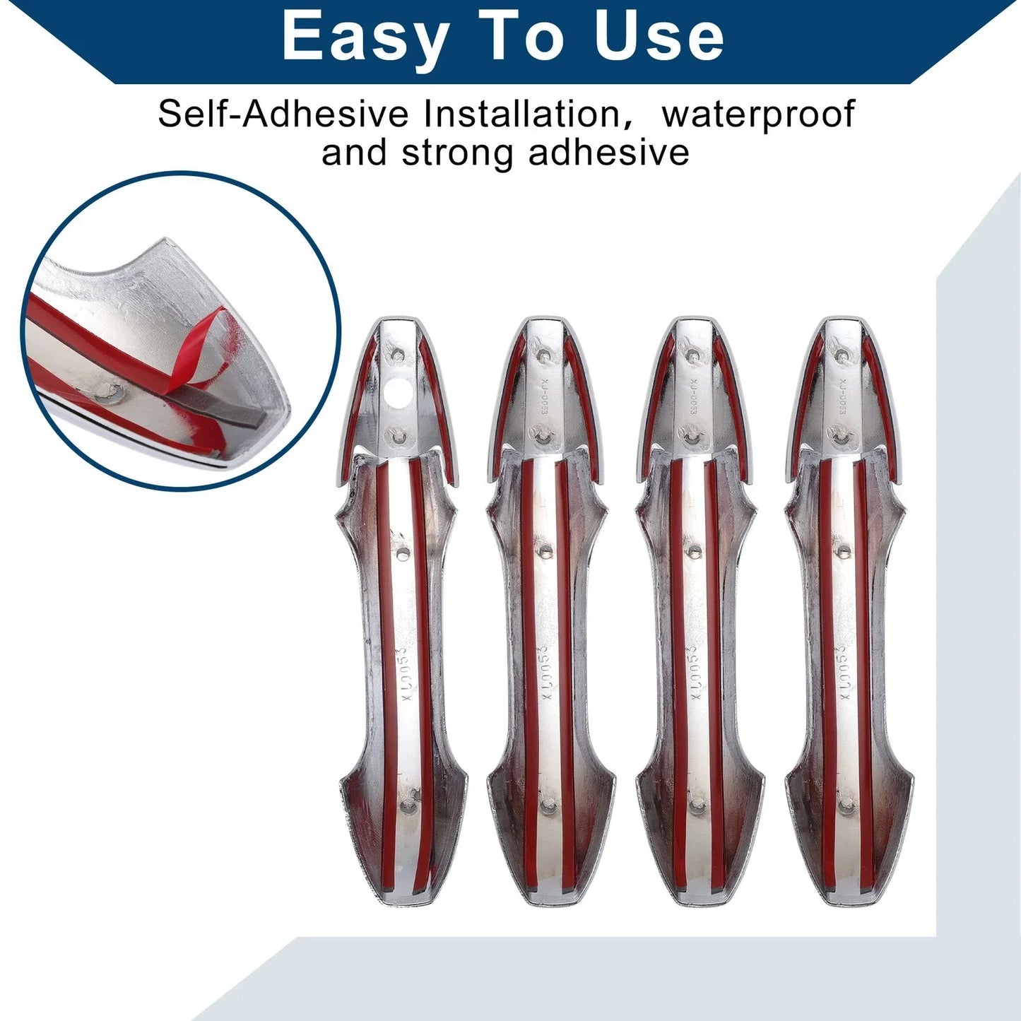 Car Door Handle Cover Trim for Honda CR-V 2007-2011 Silver Tone