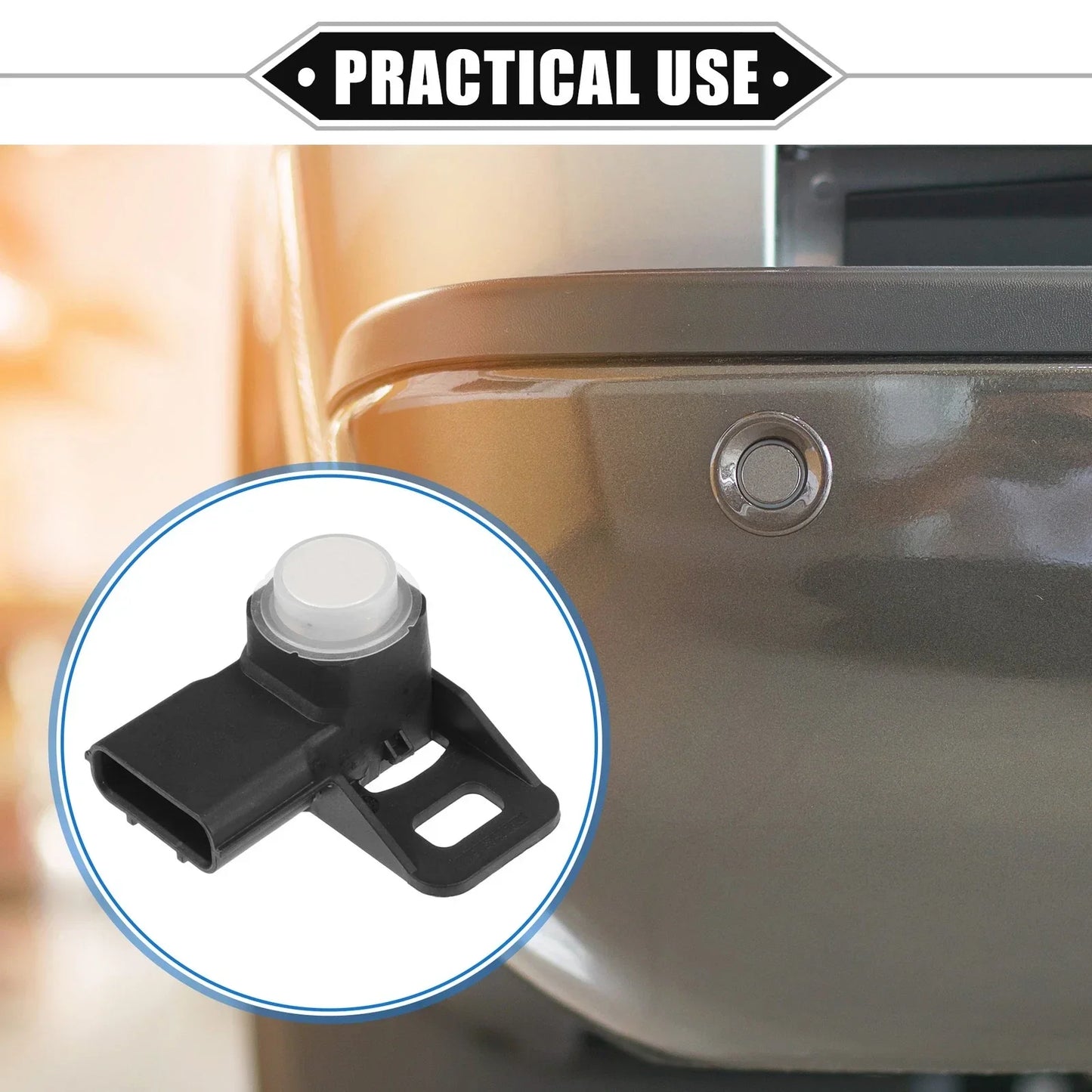 Reverse Parking Assist Sensor for Honda Civic 2012-2015 - ABS White