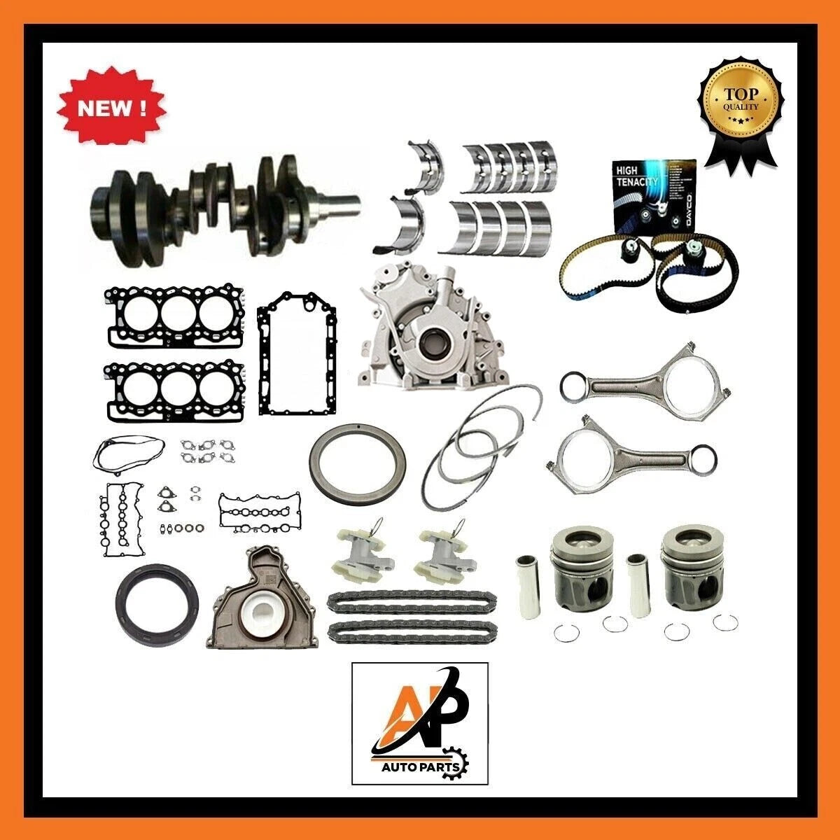 Engine Rebuild Parts Kit Crankshaft New for Jaguar Land Rover 3.0 Diesel (2009–2018)