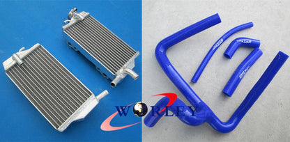 Aluminum Radiator + Y Hose Kit RED for Honda CR250R (2002-2004)