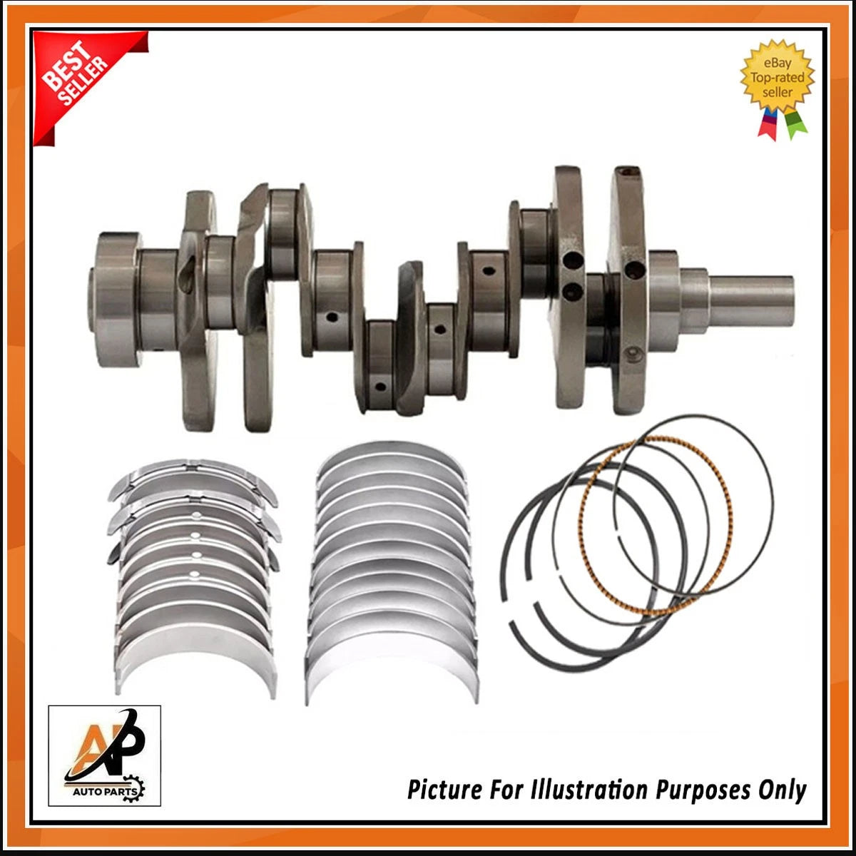 Forged Crankshaft Rebuild Kit for Jaguar 306DT 3.0D X250 (2011–2018)