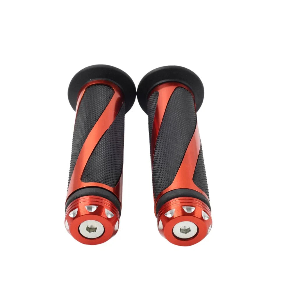 7/8" Orange Rubber Gel Hand Grips for Yamaha MX ATV Dirt Bike
