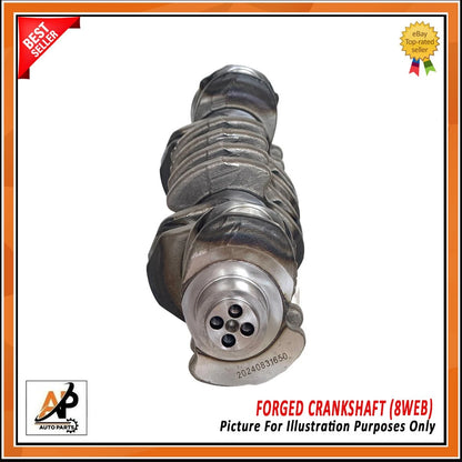 Forged Crankshaft 8 Web Heavy Duty for BMW N57D30 3.0 Diesel (2011–2019)