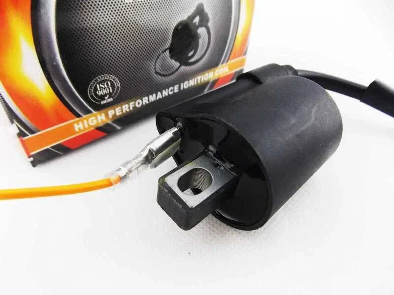 FORSETI Ignition Coil Spark Plug Cap Assembly for YAMAHA IT490 (1983-1984)