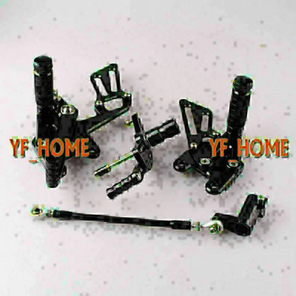 Rear Set Foot Pegs for Honda CBR 1000RR (2008-2012) - Black