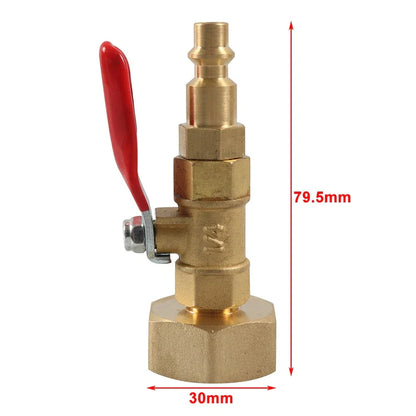 1/4 Inch Male Quick Connect Blowout Adapter for RV Winterization