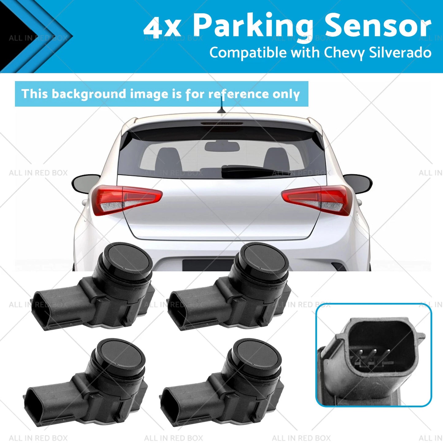 4 x Parking Sensors for Cadillac Chevy Silverado 1500 2500 (2014-2018)