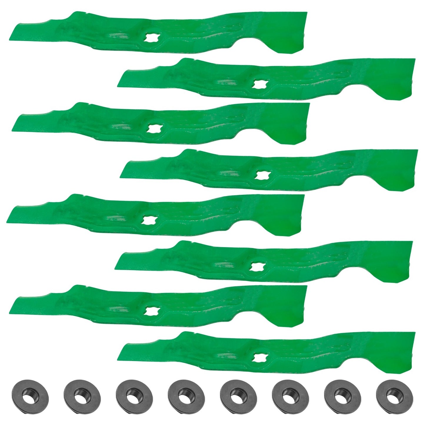 Deck Blade and Nut Replacement for MTD 33 Inch (2005–2010)