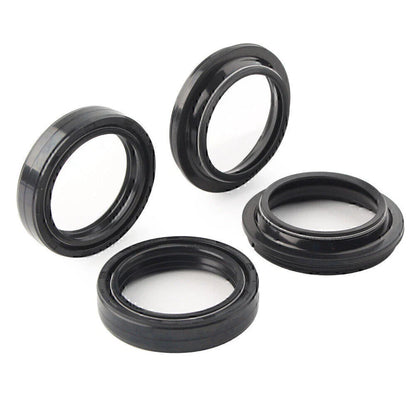 4 x Black 43X54 Motorcycle Front Fork Damper Shock Absorber Seal for Bike