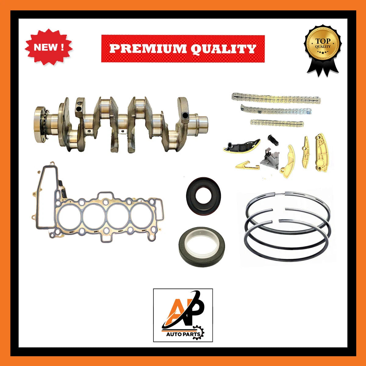 Crankshaft Engine Rebuild Kit for Jaguar 2.0D AJ200D (2012–2018)