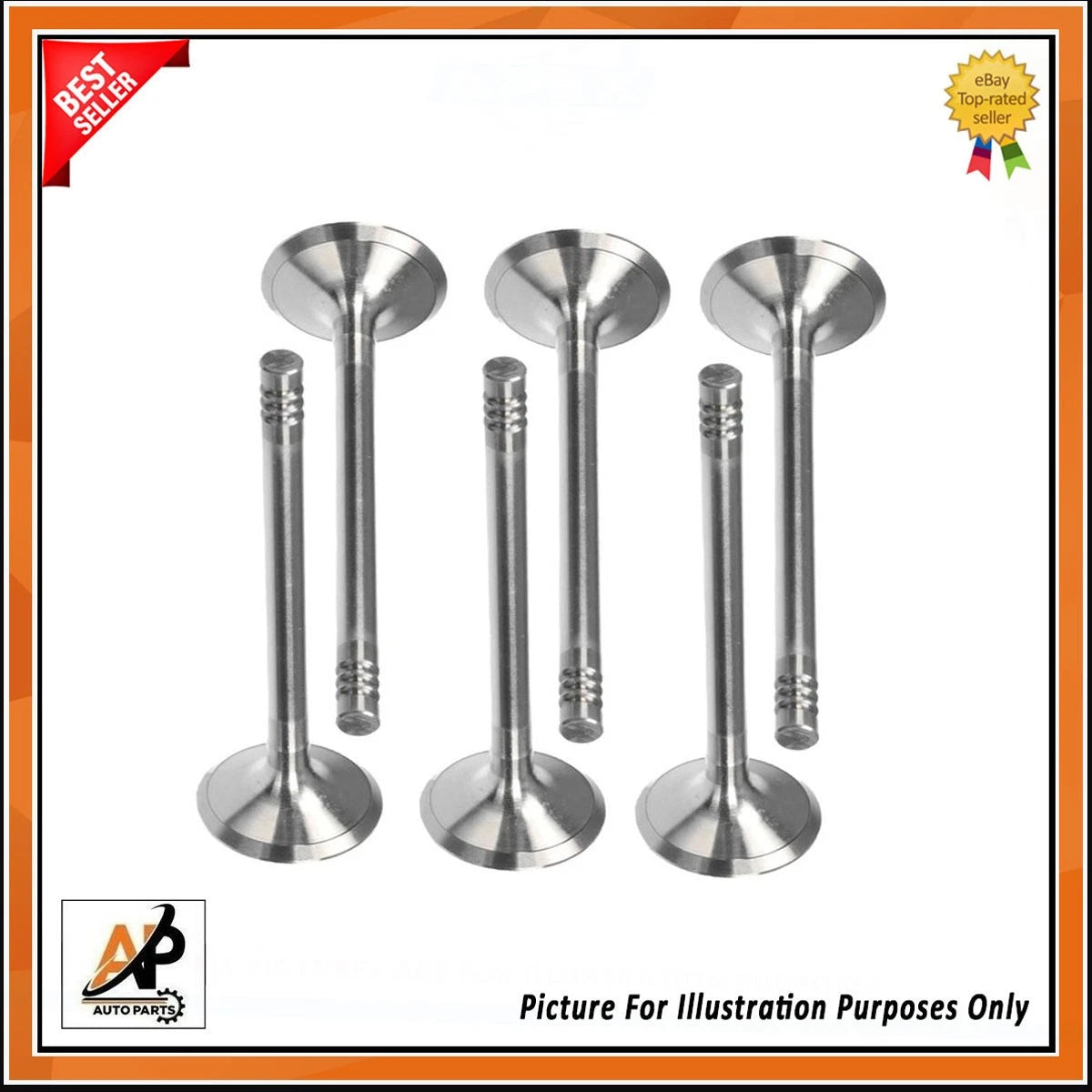Exhaust Valves Replacement Kit for Honda Civic X 1.0 VTEC (2016–2021)