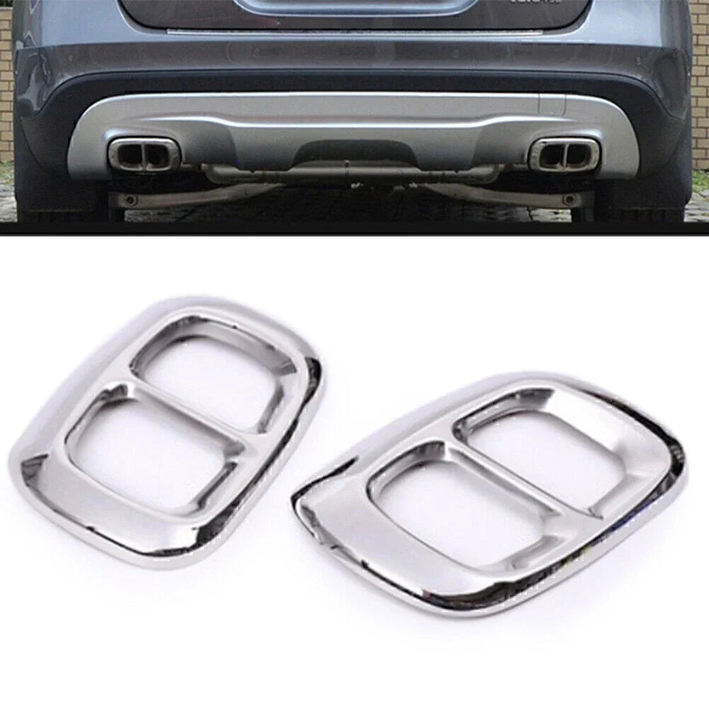 Dual Muffler Tip Cover Trim for Benz GLA X156 (2015-2018)