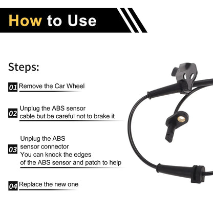 ABS Wheel Speed Sensor for Honda Jade (2015-2020) 1 x Front Right Sensor