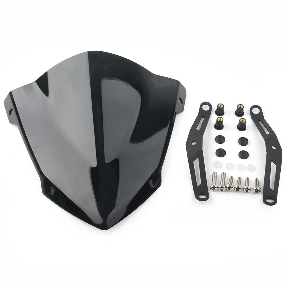 Windscreen w/Bracket for YAMAHA MT-25 MT-03 (2021-2022) Black