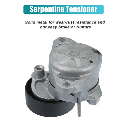 Accessory Drive Belt Tensioner with 3 Pulleys for Mercedes-Benz (2005-2015)