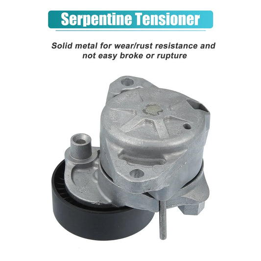 Accessory Drive Belt Tensioner with 3 Pulleys for Mercedes-Benz (2005-2015)