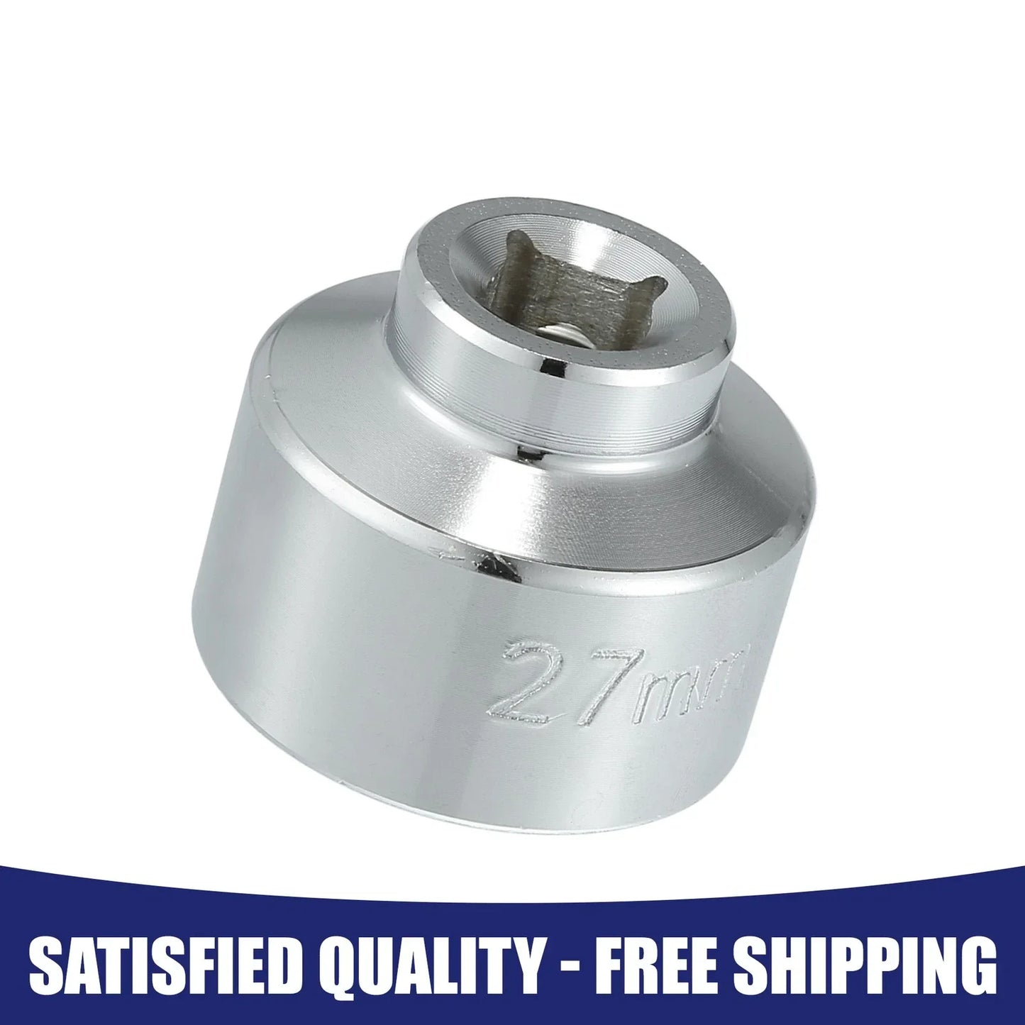 27mm Low Profile Oil Filter Wrench Cap Socket for Mercedes-Benz