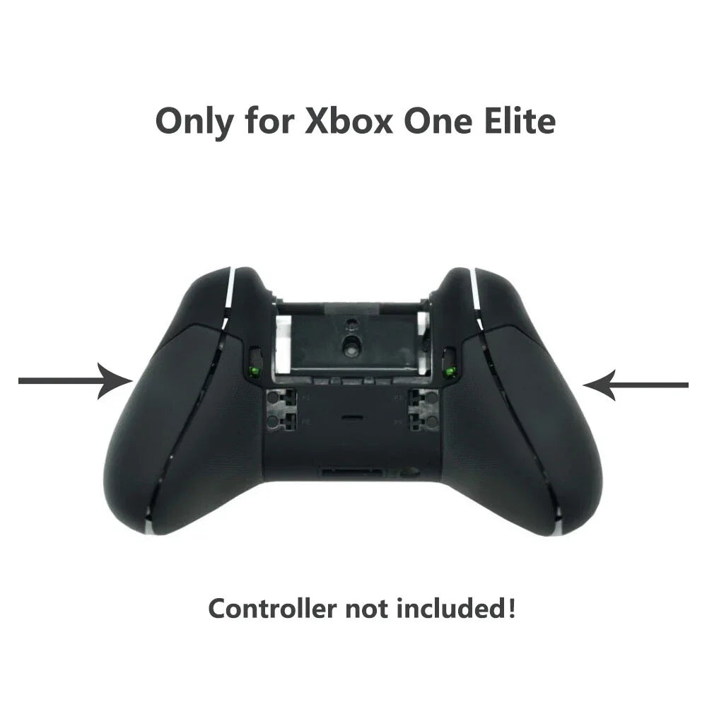 One Pair Anti-Slip Rear Handle Covers for Xbox One Elite Black