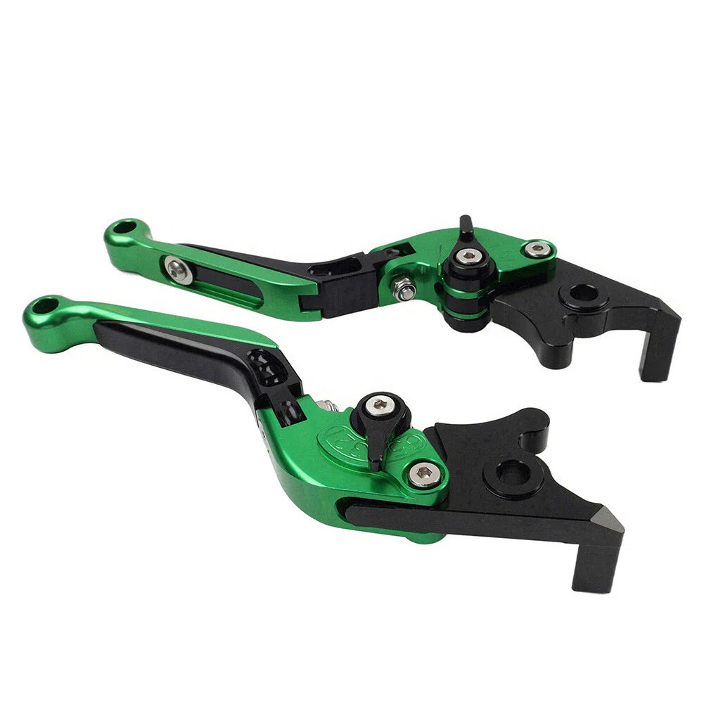 CNC Green Extendable Brake Clutch Levers for BMW S1000RR S1000R (2015-2019)