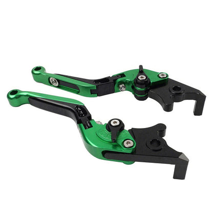 CNC Green Extendable Brake Clutch Levers for BMW S1000RR S1000R (2015-2019)
