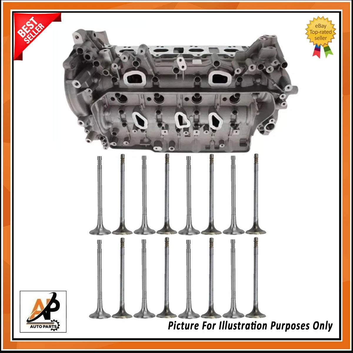 Cylinder Head with Valves Replacement for Nissan Navara 2.3 dCi (2006–2019)