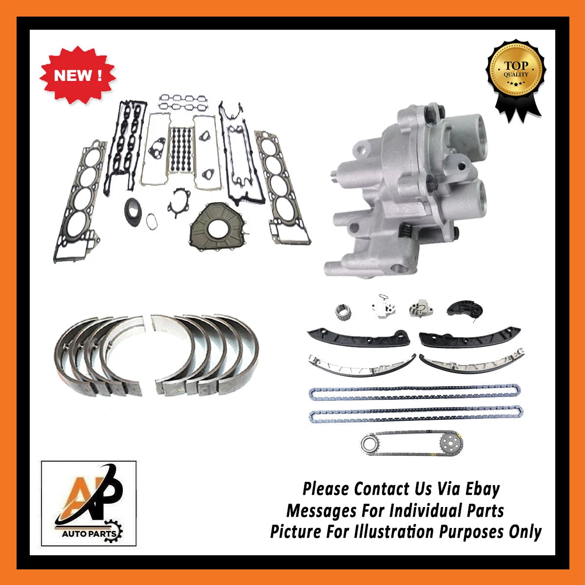 Full Gasket Set Engine Rebuild Kit for Range Rover 5.0 Supercharged (2013–2019)