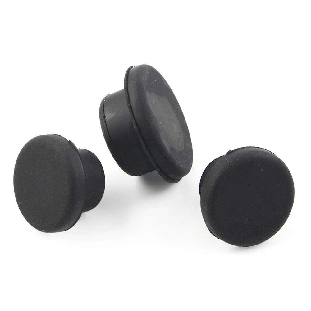 3 x Black Tailgate Rubber Dust Plugs for Jeep Wrangler JL (2018 - Present)