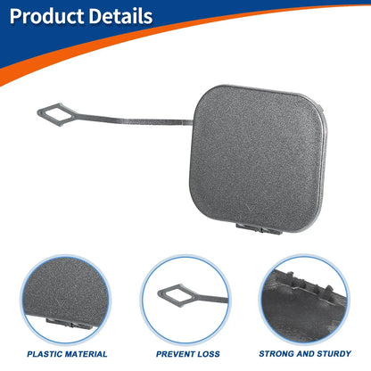 Rear Tow Hook Cover for Mercedes-Benz B-Class (2012-2019) Gray