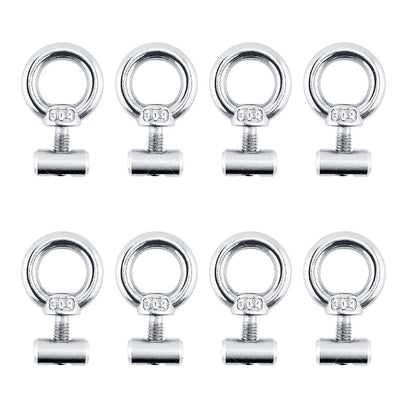 8 x Stainless Steel Awning Rail Stoppers Track Screws for Boat RV Caravan
