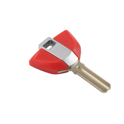 Uncut Blade Blank Ignition Key Red for BMW R1200GS S1000RR F800GS (2004-2023)