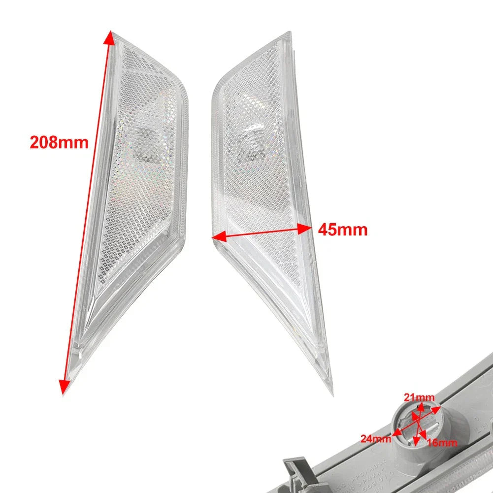 Side Marker Lamp Turn Signal Light w/Bulbs for Honda Civic (2016-2021)