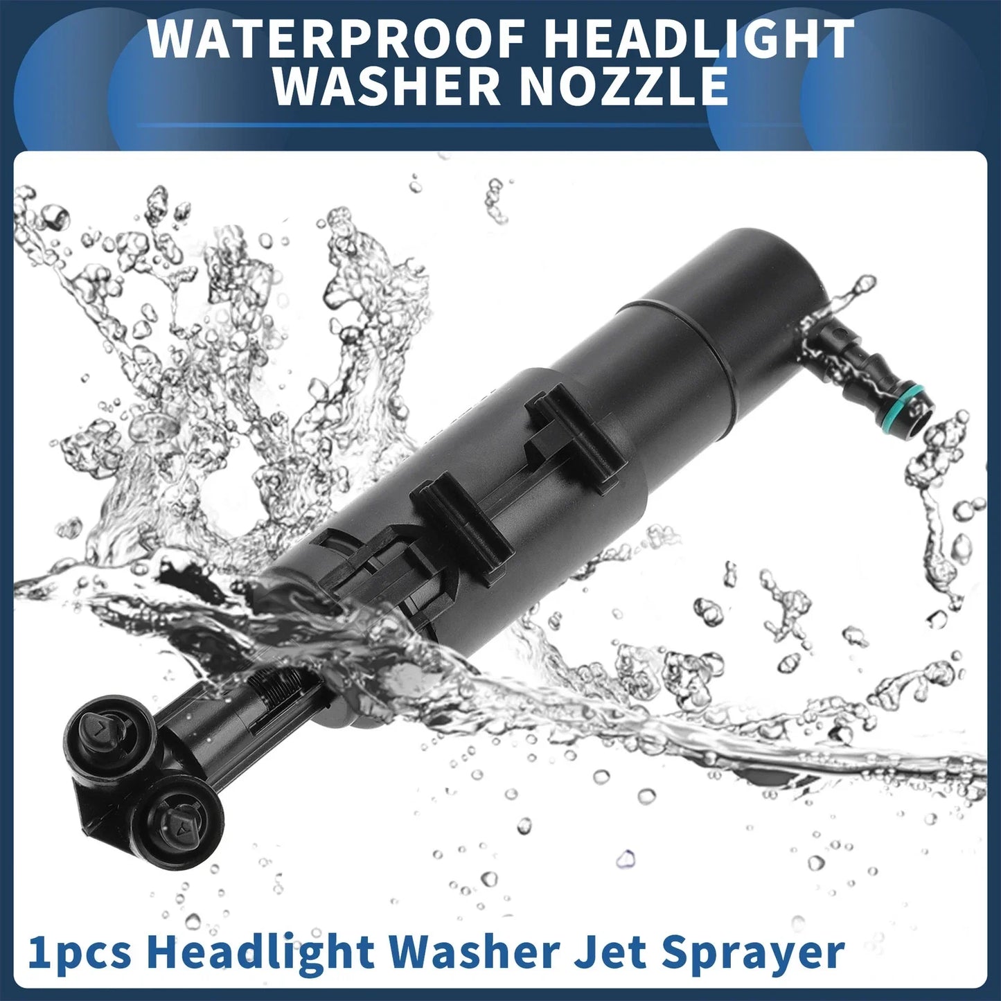 Front Passenger Headlight Washer Nozzle for Mercedes-Benz C200 (2007-2015)