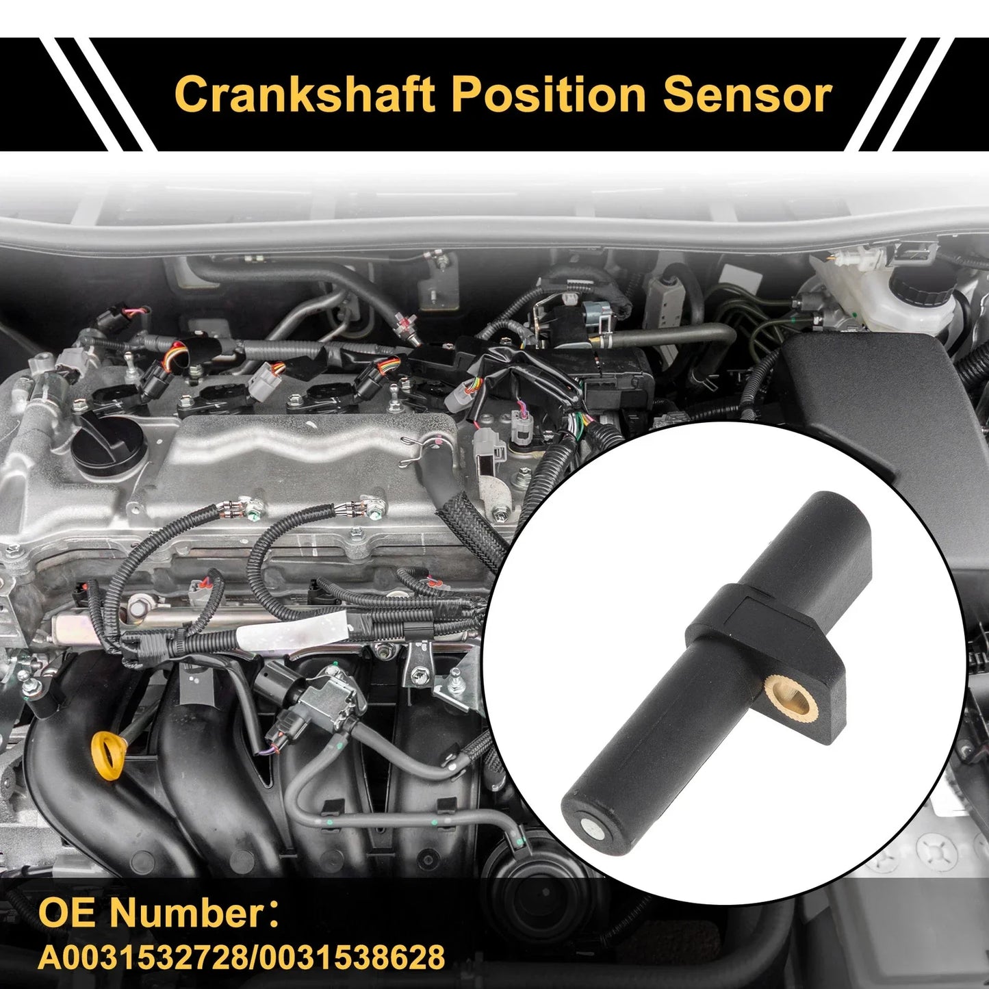 Crankshaft Position Sensor for Mercedes-Benz W212 E220 CDI (2009-2015)