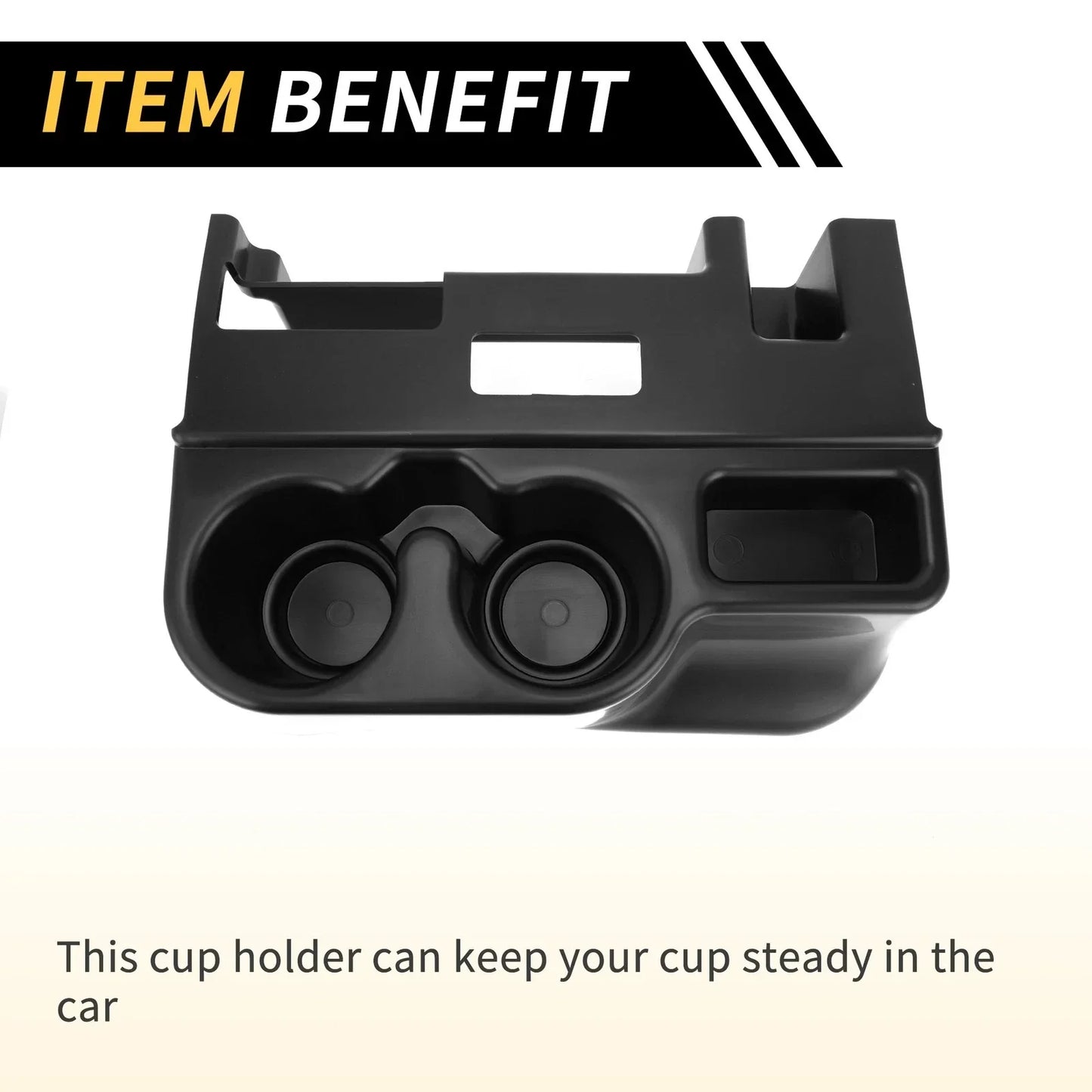 Center Console Cup Holder for Dodge Ram 1500 2500 3500 (2019-2023)