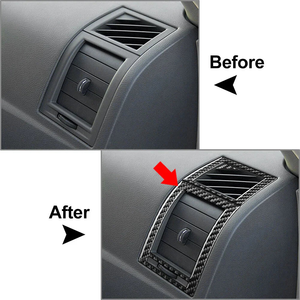 Dashboard Side Air Vent Outlet Cover Trim for Chrysler 300 300C (2005-2010)