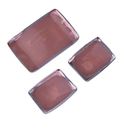 3 x ABS Chrome Transmission Button Switch Cover Knob Trim for BMW 1 2 3 Series