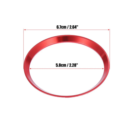 Red Steering Wheel Ring Cover Trim for Mercedes Benz C Class C200L E300L GLA220