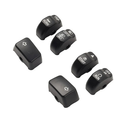 6x Handlebar Control Switch Cap Button for Harley Sportster Iron 883 1200