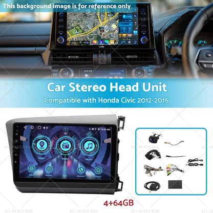 Car Stereo GPS Radio for Honda Civic (2012-2015) 4+64G Carplay
