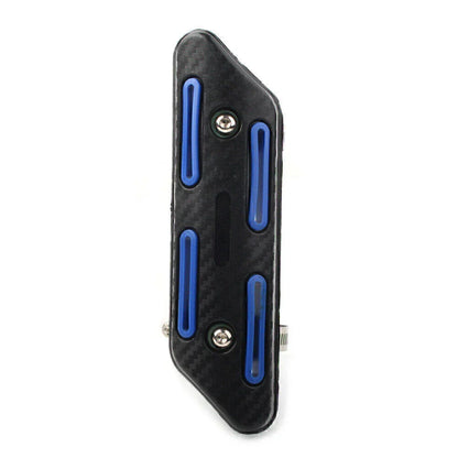 Muffler Pipe Heat Shield Cover for Motor Blue (Red Anti-Scalding)