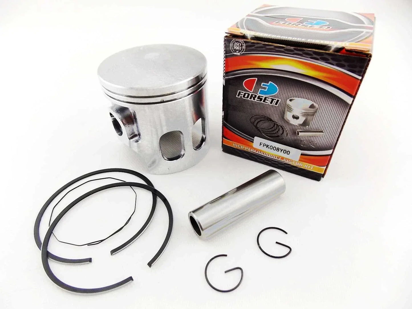 Yamaha TY175 66mm Piston Kit with Rings & Clips (1974-1980)